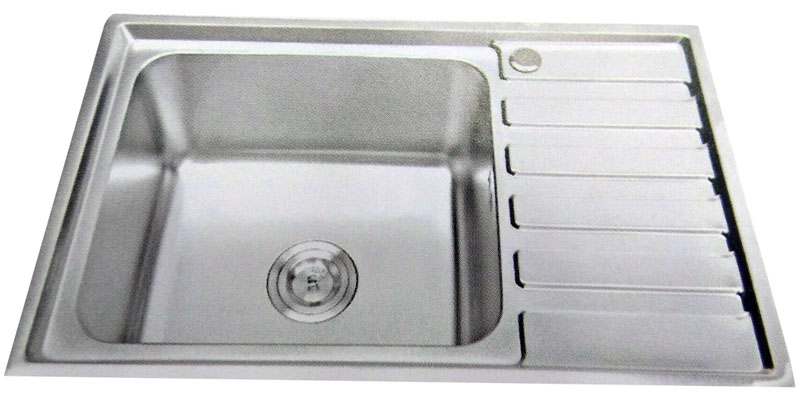 CHẬU RỬA CHÉN INOX 1 HỘC WINLAND B08