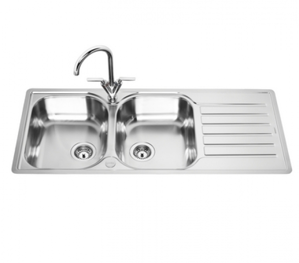 CHẬU RỬA CHÉN INOX 2 HỘC WINLAND D13