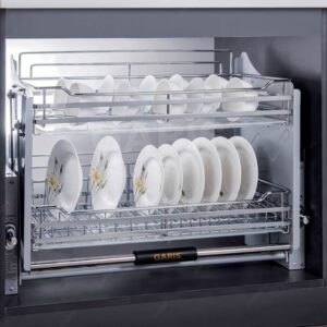 GIÁ BÁT ĐĨA INOX NÂNG HẠ CƠ GARIS ML06.60E - gia bat nang ha garis GL06.70E