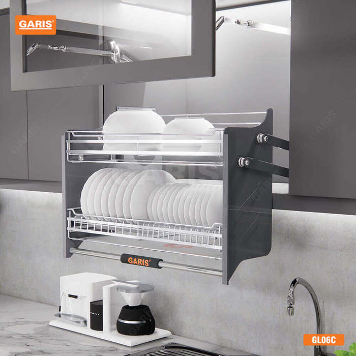 GIÁ BÁT ĐĨA INOX NÂNG HẠ CƠ GARIS ML06.90C