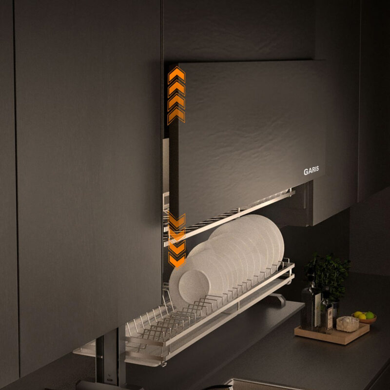 GIÁ BÁT ĐĨA NÂNG HẠ ĐIỆN GARIS GL06.8LP