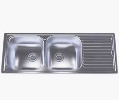 CHẬU RỬA CHÉN INOX 2 HỘC WINLAND D03