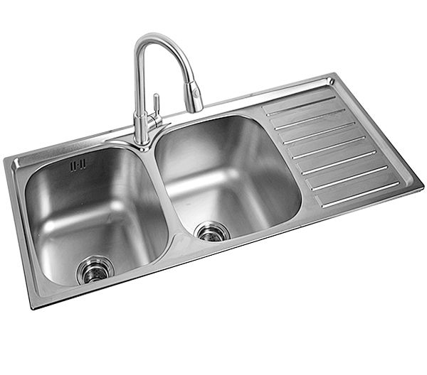 CHẬU RỬA CHÉN INOX 2 HỘC WINLAND D13
