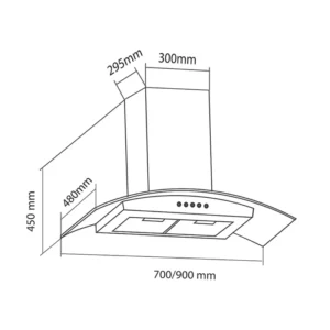 HÚT MÙI 90CM EUROSUN EH-90K10 - 10 1