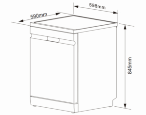 MÁY RỬA BÁT 17 BỘ KOCHER X16B - 17 1