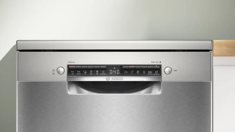 MÁY RỬA CHÉN ĐỘC LẬP BOSCH SERIE 4 SMS4EVI04E HÉ CỬA MODEL 2025