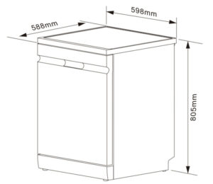 MÁY RỬA BÁT 17 BỘ KOCHER X15S - 29 4