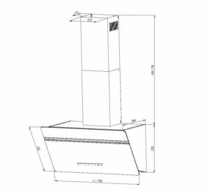 KÍCH THƯỚC HÚT MÙI 90CM EUROSUN EH-90CN73