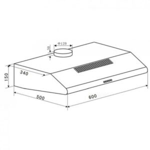 HÚT MÙI ÂM TỦ INOX 60CM EUROSUN EH-60CF19S - 4 1