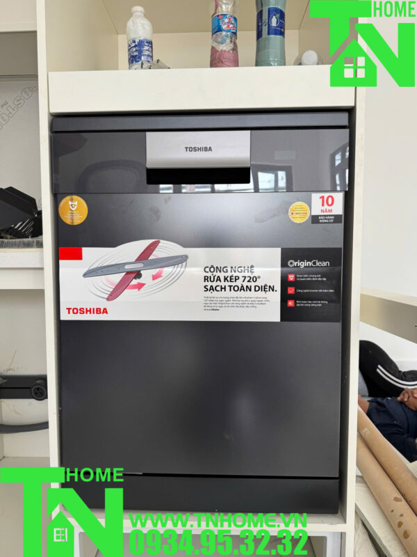 HÌNH ẢNH THỰC TẾ CỦA MÁY RỬA CHÉN TOSHIBA ORIGINCLEAN DW-15F7(G)-VN