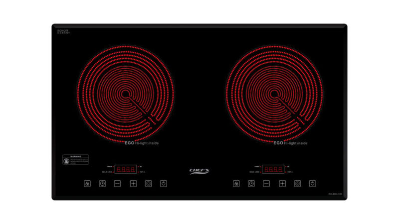 BẾP HỒNG NGOẠI ĐÔI CHEFS EH-DHL321