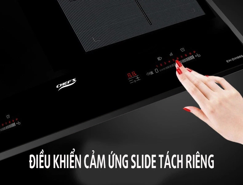 BẾP TỪ ĐÔI CHEFS EH-DIH860