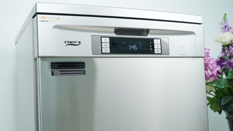 MÁY RỬA BÁT MÀU INOX CHEFS EH-DW401ES