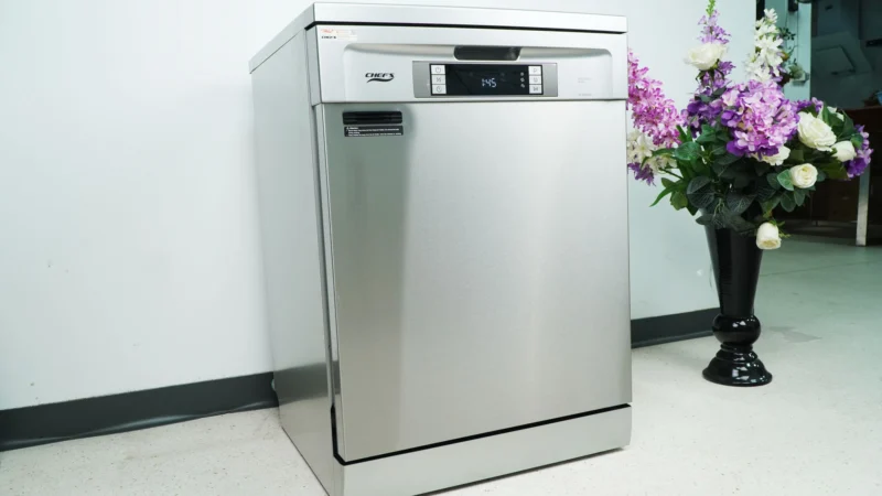 MÁY RỬA BÁT MÀU INOX CHEFS EH-DW401ES