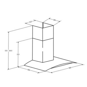 HÚT MÙI 90CM EUROSUN EH-90K21B - 90k21b