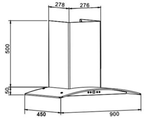 HÚT MÙI 90CM EUROSUN EH-90K32 - 90k32