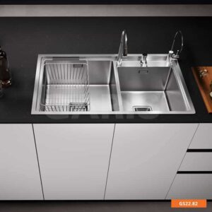 CHẬU RỬA BÁT 2 HỐ GARIS GS22.82