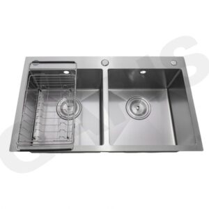 CHẬU RỬA BÁT 2 HỐ GARIS GS23.82