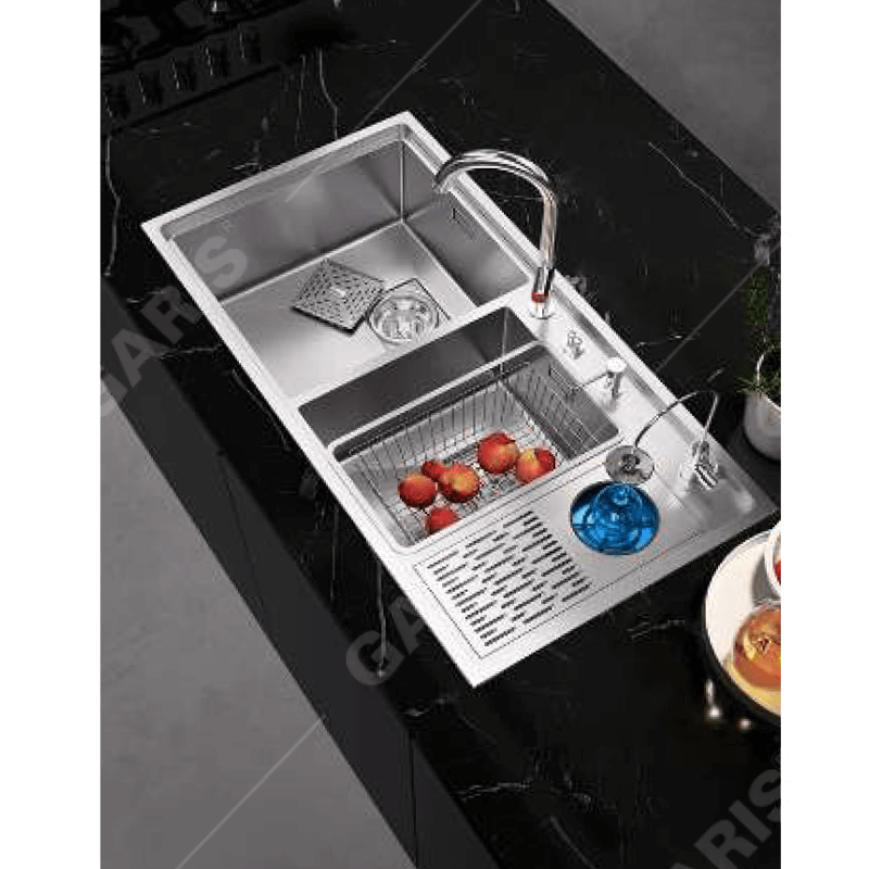 HÌNH ẢNH THỰC TẾ CỦA CHẬU RỬA BÁT 2 HỐ GARIS MS22.96