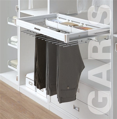 GIÁ TREO QUẦN ÂU VÀ KHAY ĐỰNG ĐỒ GARIS GW04.90