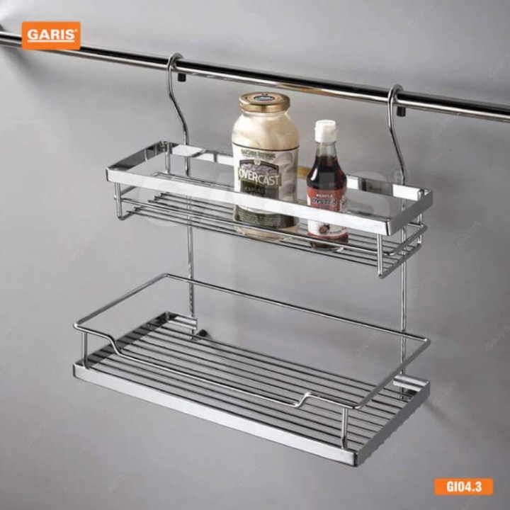 GIÁ TREO GIA VỊ 2 TẦNG GARIS GI04.3