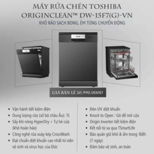 MÁY RỬA CHÉN TOSHIBA ORIGINCLEAN DW-15F7(G)-VN - z6896292962038 ff1556b010e62c48d9f8e5ae96ec95e0 1