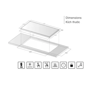 BẾP TỪ ĐÔI LORCA LCI-81805 PRO - Bep tu LORCA LCI 81805 PRO 1 800x800 1