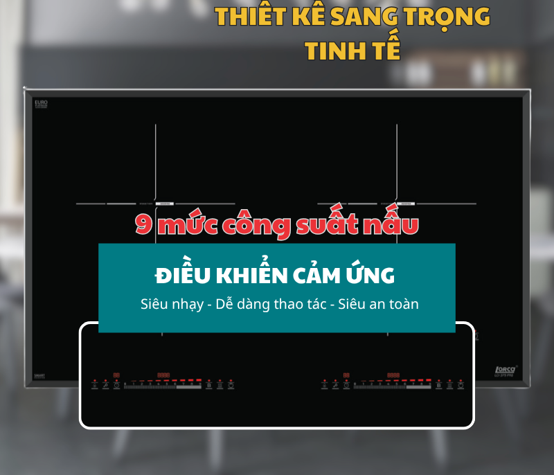 BẾP TỪ ĐÔI LORCA LCI-379PRO
