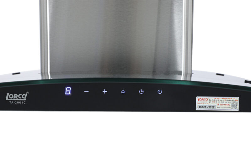 BẢNG ĐIỀU KHIỂN MÁY HÚT MÙI TREO TƯỜNG LORCA TA-2001C-70CM