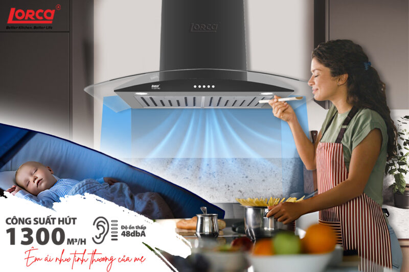 MÁY HÚT MÙI TREO TƯỜNG LORCA TA-2001MD-70CM