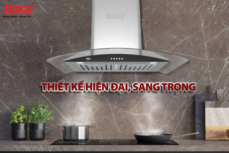 HÌNH ẢNH THỰC TẾ CỦA MÁY HÚT MÙI TREO TƯỜNG LORCA TA-2001PH-70CM