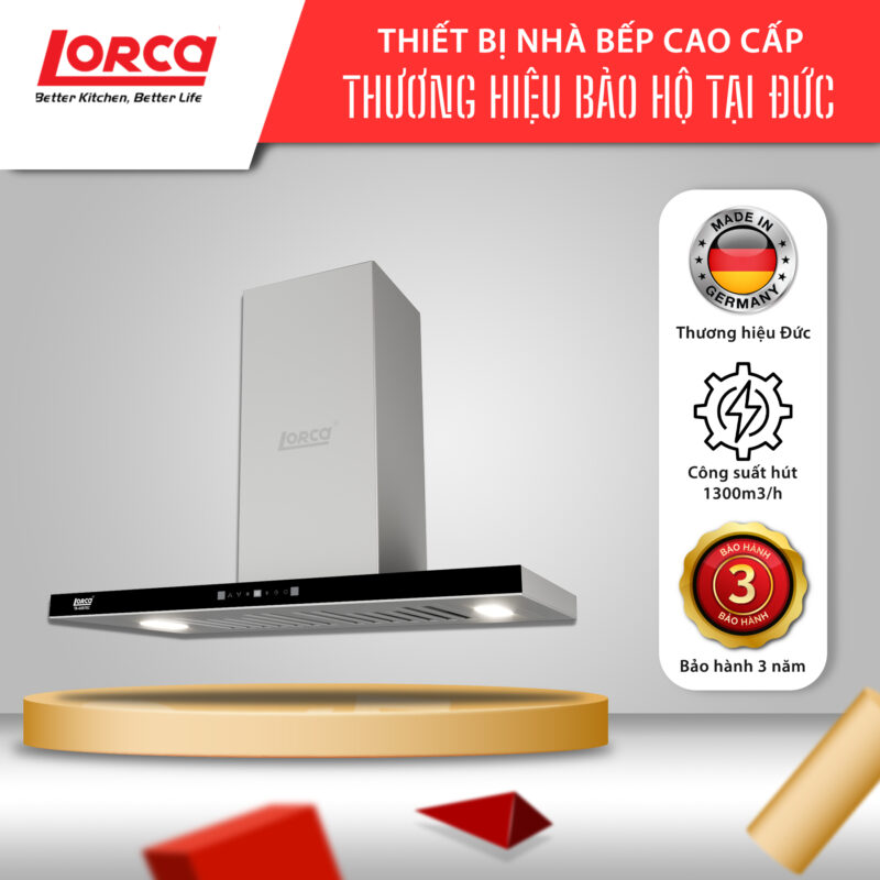 MÁY HÚT MÙI TREO TƯỜNG LORCA TA-6007EC-70CM