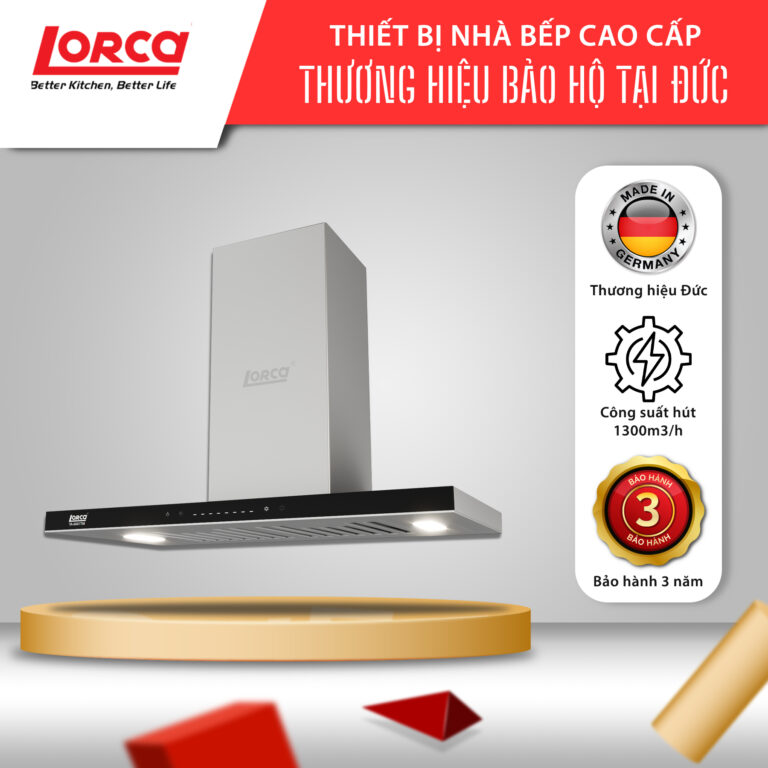 MÁY HÚT MÙI TREO TƯỜNG LORCA TA-6007TM-90CM