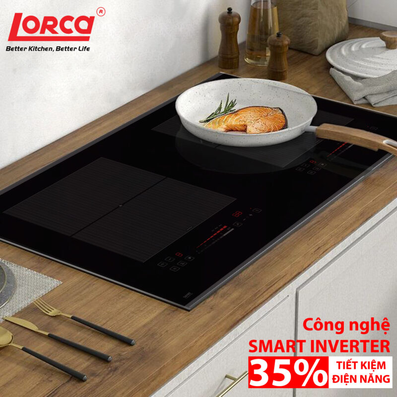 HÌNH ẢNH THỰC TẾ CỦA BẾP TỪ ĐÔI LORCA LCI-806 PLUS