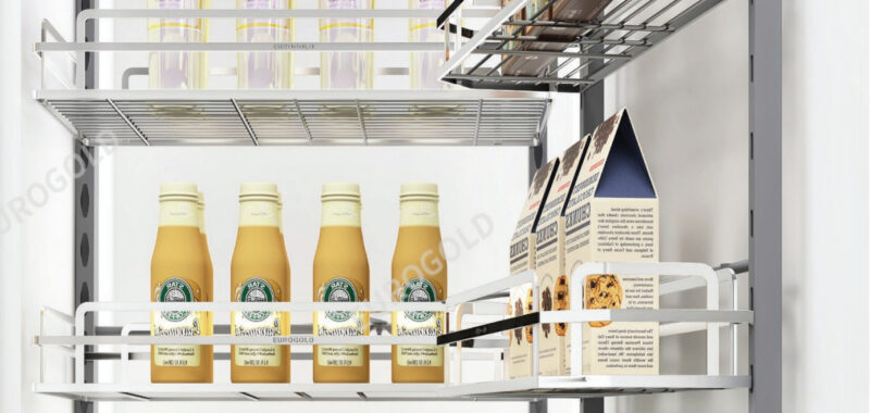 TỦ ĐỒ KHÔ 4 TẦNG CÁNH MỞ EUROGOLD EPL80445