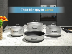 BỘ NỒI ĐUN LORCA TA-5018 TITANIUM  - upweb1 12
