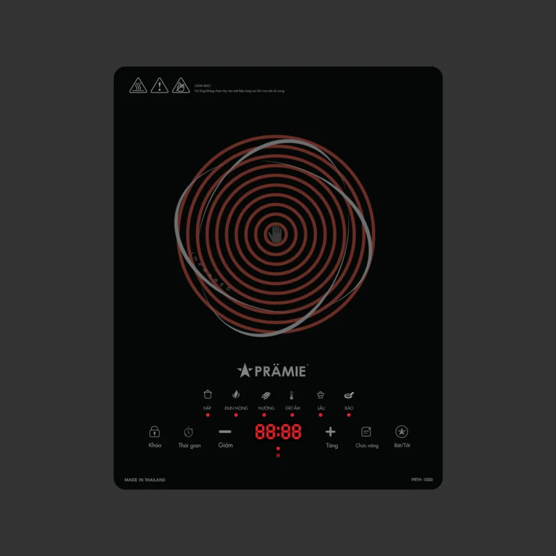 BẾP HỒNG NGOẠI ĐƠN PRAMIE PRTH-1000