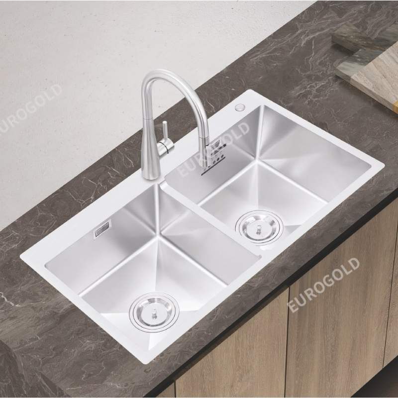 CHẬU RỬA BÁT CHỐNG XƯỚC EUROGOLD EUC28250GA