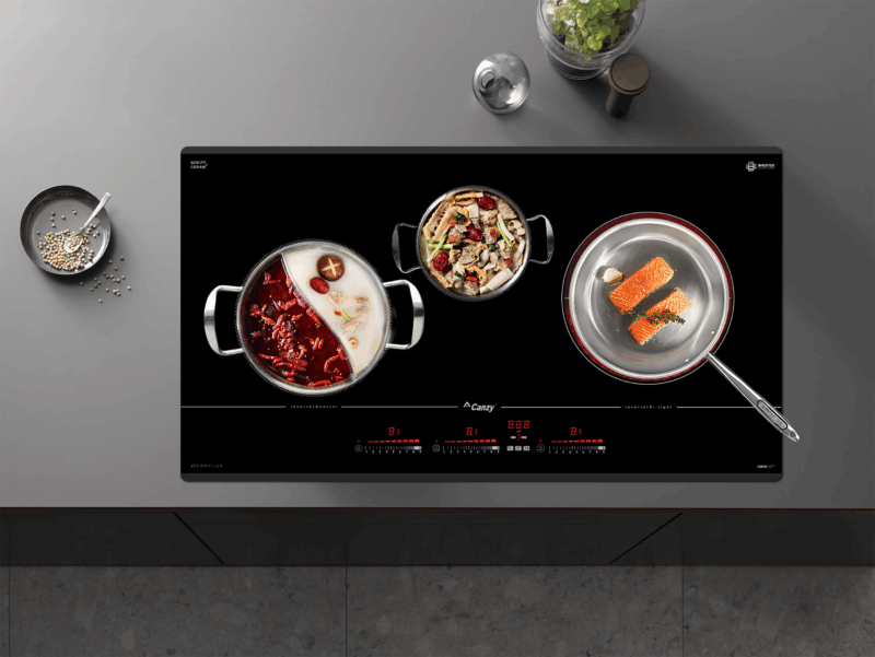 HÌNH ẢNH THỰC TẾ CỦA BẾP TỪ CANZY CZ 970 PLUS
