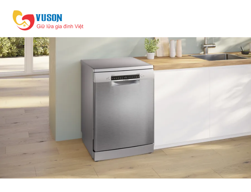 MÁY RỬA CHÉN 14 BỘ BOSCH SMS4ECI01P SERI 4