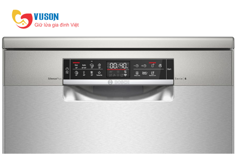 BẢNG ĐIỀU KHIỂN MÁY RỬA CHÉN 14 BỘ BOSCH SMS6ECI93E SERI 6