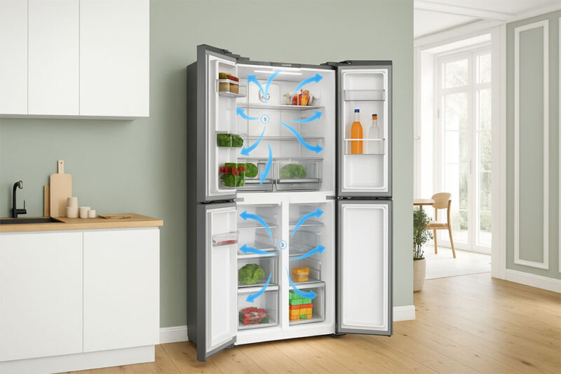 HÌNH ẢNH THỰC TẾ CỦA TỦ LẠNH BOSCH KMC85LBEA 547L SERI 4