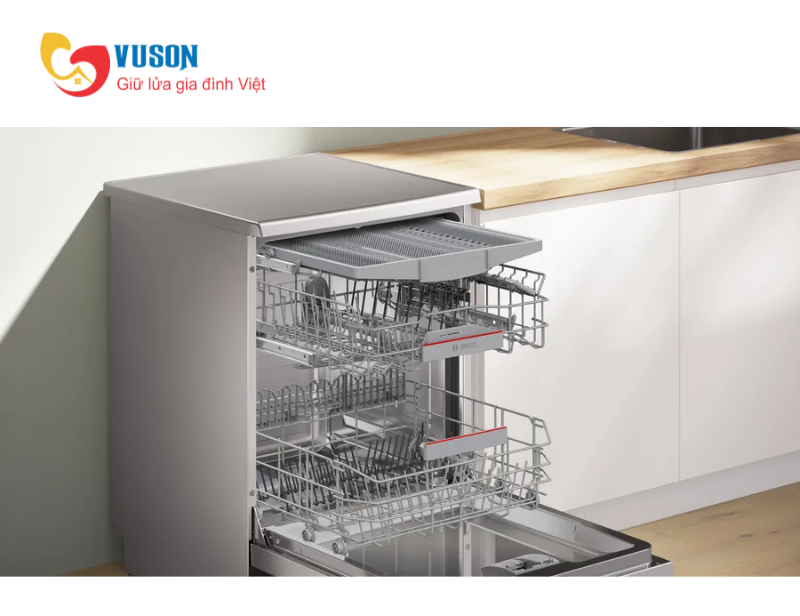 MÁY RỬA CHÉN 14 BỘ BOSCH SMS4ECI01P SERI 4