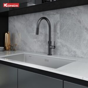 VÒI RỬA DÂY RÚT KONOX LASI GUN METAL - Voi mau Gunmetal 500x500 1