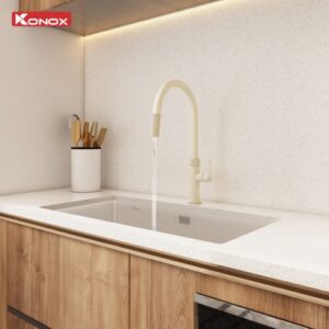 VÒI RỬA DÂY RÚT KONOX LASI NUDE - Voi mau Nude Cong Water2 500x500 1