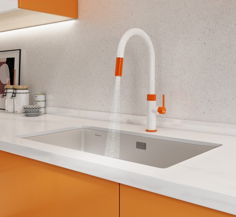 CÔNG NGHỆ DÒNG CHẢY RAIN VÒI RỬA DÂY RÚT KONOX LASI ORANGE