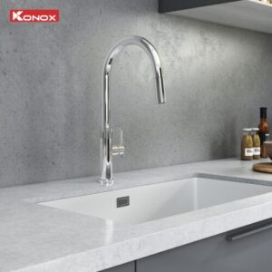 VÒI RỬA DÂY RÚT KONOX LASI CHROME - Voi rua bat day rut Laci Chrome 2 500x500 1