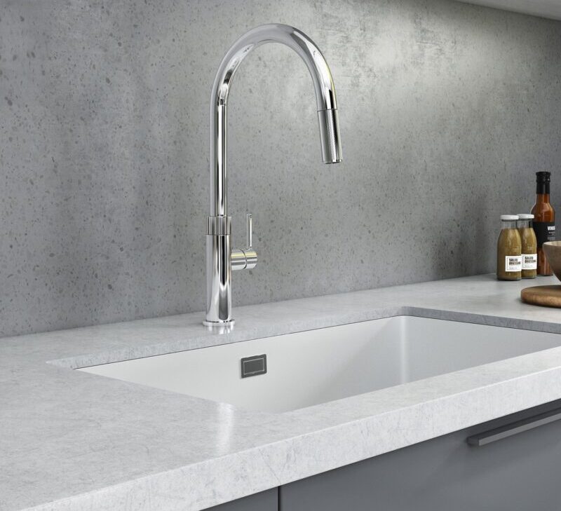 VÒI RỬA DÂY RÚT KONOX LASI CHROME