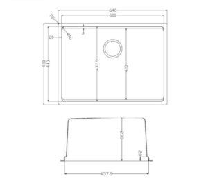CHẬU RỬA BÁT KONOX PHONG CÁCH NHẬT BỀ MẶT MỊN TARI 6448SM - 30.5 Thumb Tari SM 6448 thong so 1920x1920 1 e1768324089507