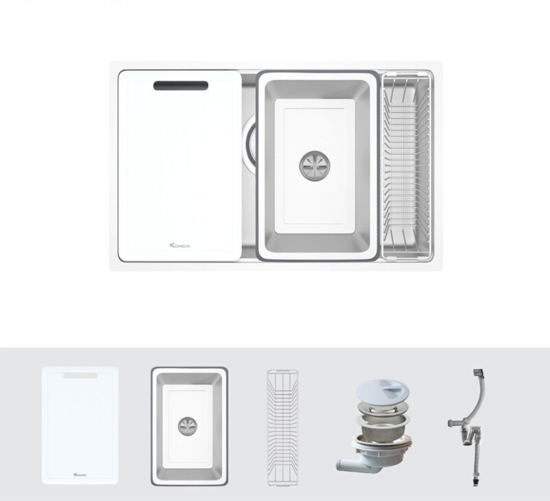 CHẬU RỬA BÁT KONOX PHONG CÁCH NHẬT BỀ MẶT MỊN TARI 7648SM